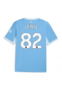 Manchester City Rico Lewis #82 Jalkapallovaatteet Kotipaita 2026-27 Lyhythihainen